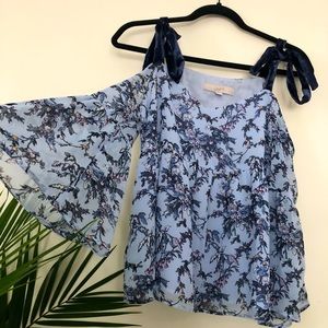 Cold shoulder blouse